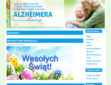 Tablet Screenshot of opolski-alzheimer.pl